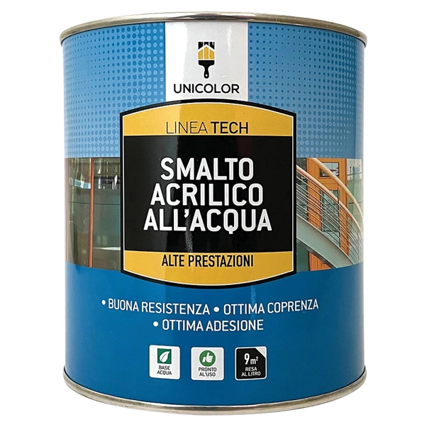 SMALTO ACQUA OPACO BIANCO 0.75 L